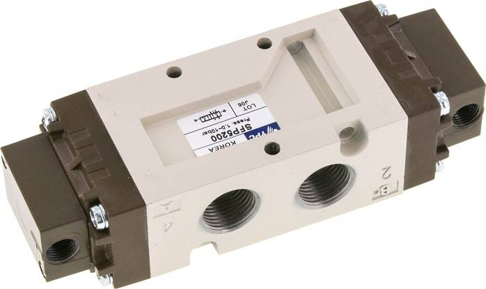 5/2-Wege Pneumatikventil, G 3/8" (Pilot G 1/8"), Impulsventil