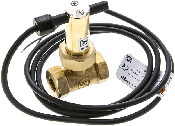 Prallscheiben-Durchflusswächter G 1/4", Messing