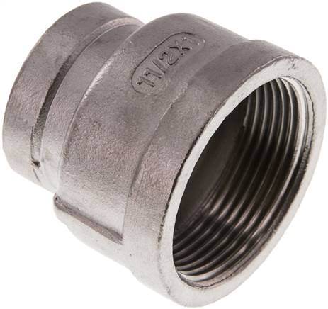 Rundmuffe Rp 1-1/2"-Rp 1", 1.4408