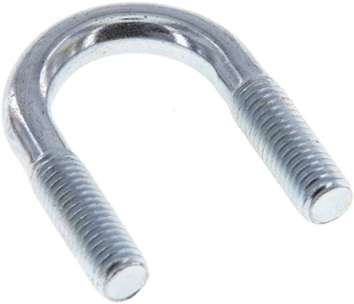 Rundstahlbügel, M 8, 21,3mm, Stahl verzinkt