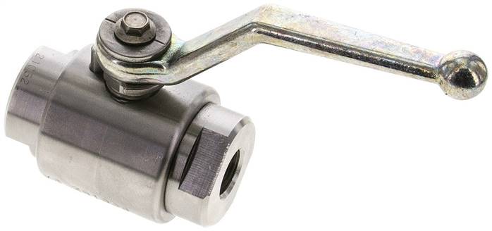 Hochdruck-Kugelhahn, Edelstahl, G 3/8", 0 bis 500bar