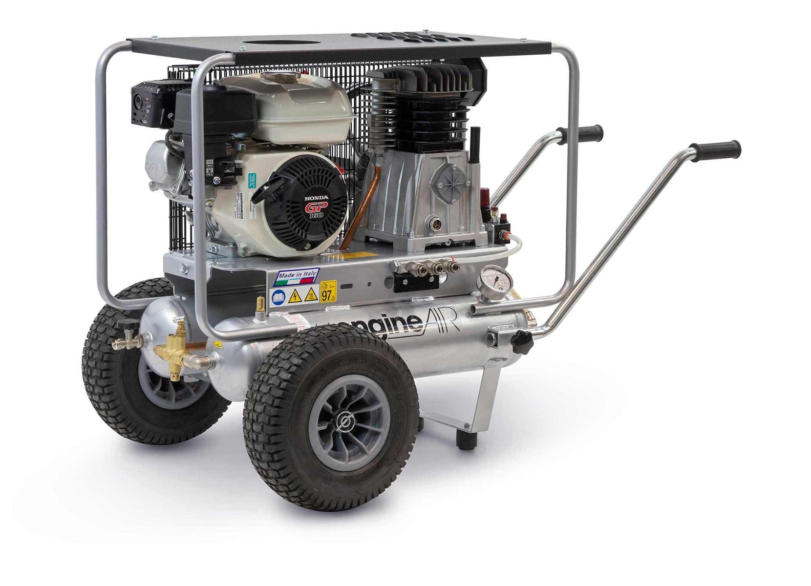 Kolbenkompressor mit Benzinmotor Typ engineAIR 5/11+11R