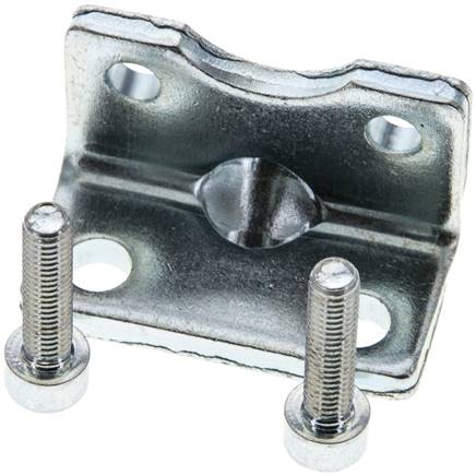 Fußbefestigung für Kompaktzylinder 25 mm