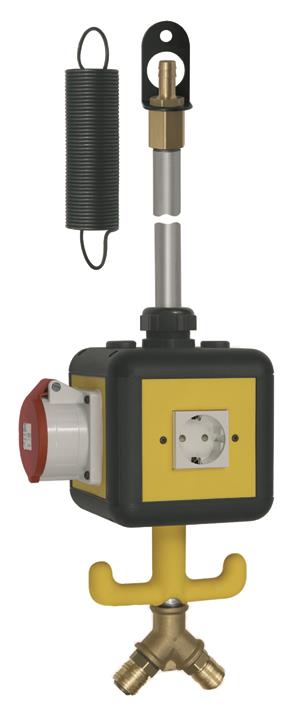 Versorgungseinheit Aircube 3 Schuko-Steckdosen 16 A 2p + E 230 V 1 CEEform-Steckdose 114499