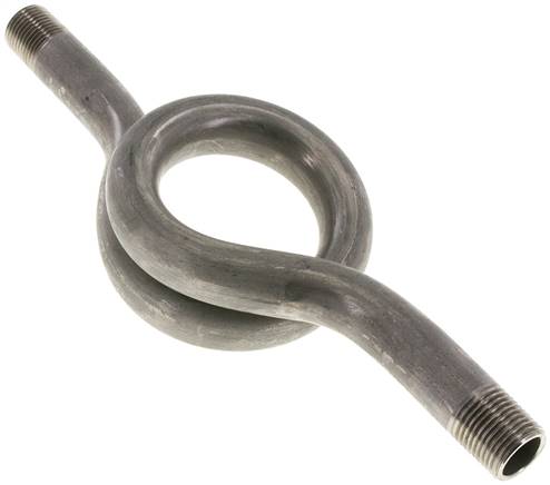 Wassersackrohr Kreisform (1.4571) G 1/2" (AG)