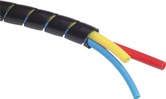 Bündelspirale 9,5x12mm, HD-PE(extrudiert), 9 - 13mm
