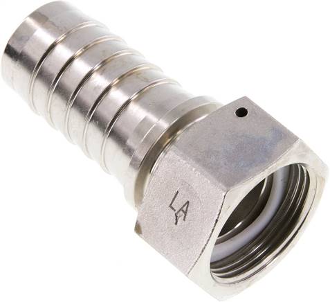 Schlauchtülle, DIN EN 14423 G 1-1/4"-32x48mm, 1.4301