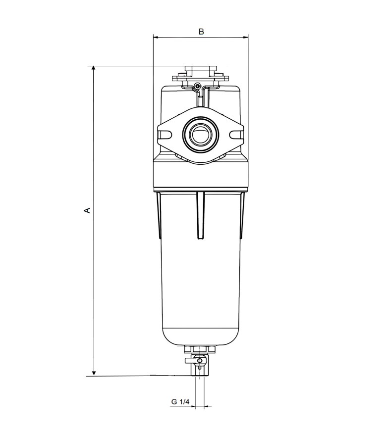 Atlas Copco Aktivkohlefilter QD 180+ ohne inPASS