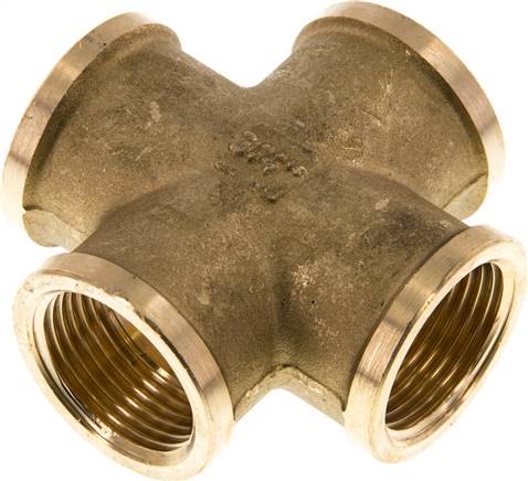 Kreuzstück G 3/4" (IG), Messing
