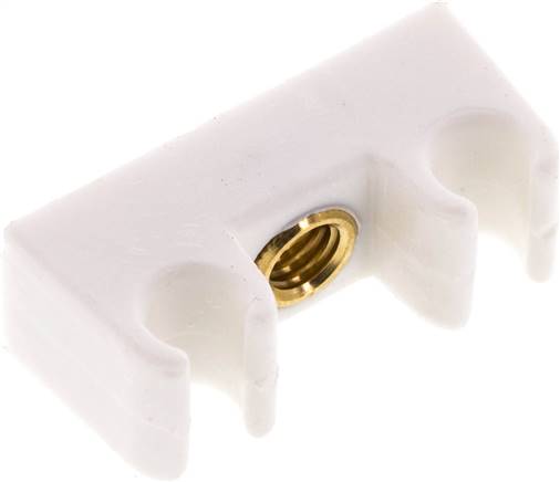 Rohrbefestigungsclip (2-fach) für 6mm Rohr