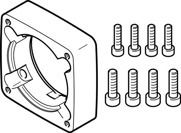 FESTO EAMF-A-48A-60P (2220620) Motorflansch