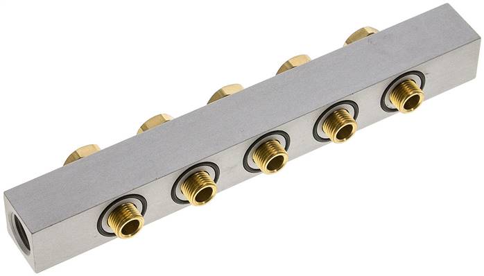 P-Leiste inkl. Hohlschrauben und Dichtungen für Ventilbaureihe M05 / P05 R 181/5