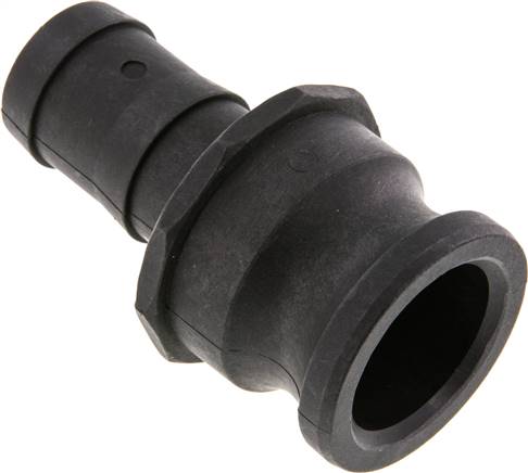 Kamlock-Stecker (E) 32 (1-1/4")mm Schlauch, Polypropylen, Stecker mit reduziertem Anschluss