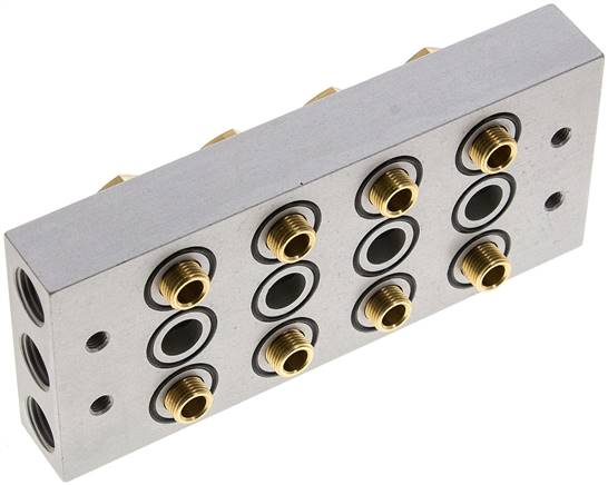 P-R-S-Leiste inkl. Hohlschrauben und Dichtungen für Ventilbaureihe M05 / P05 R 183/4