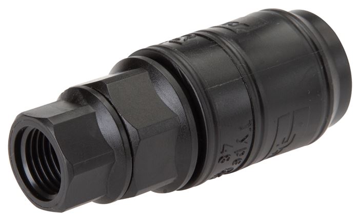 Schnellkupplung (NW7,2) G 1/2", POM (IG)