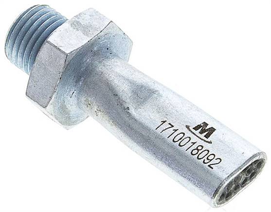 Softy Flachdüse, 14, M 12 x 1,25, Stahl verzinkt