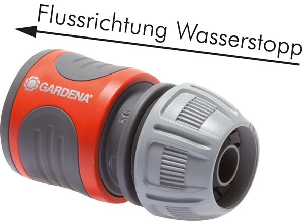 Schnellkupplung Schlauch 19 (3/4")mm, Gardena, mit Wasserstopp