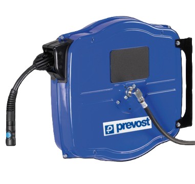 Serie Prevost DGF - Modello grande - Con tubo in gomma lunghezza 15 m, Ø interno/esterno. 10 x 17