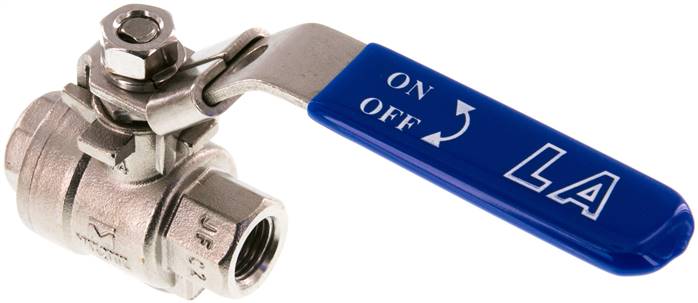 Edelstahl-Kugelhahn, Eco-Line leicht, G 3/8", 0 bis 63bar