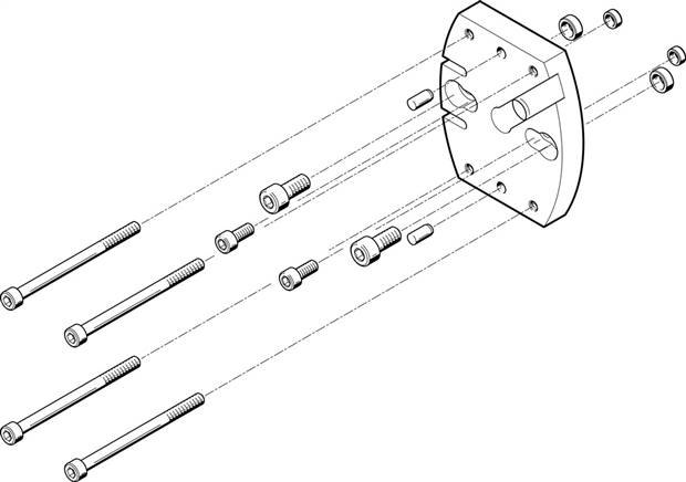 FESTO HAPG-SD2-27 (537186) Adapterbausatz