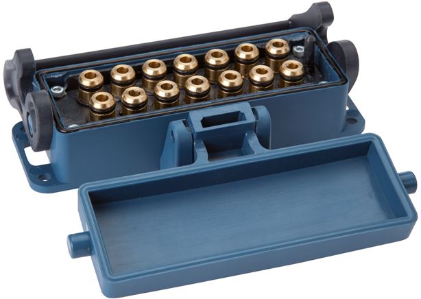 Mehrfachkupplung 14x 6mm Schl.,komplett Stecker & Muffe