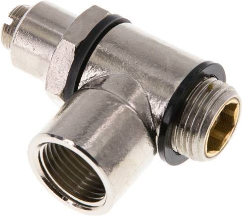 Drosselrückschlagventil G 3/8", zuluftregelnd (A), Messing