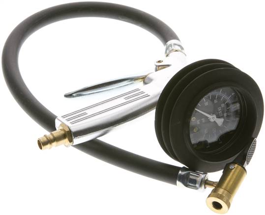 Handreifenfüller ungeeicht, 0 - 10 bar, Kupplungsstecker NW 7,2