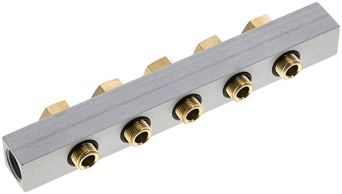 P-Leiste inkl. Hohlschrauben und Dichtungen für Ventilbaureihe M04 / P04 R 281/5