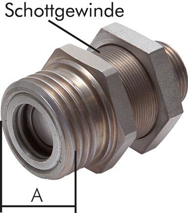 Hydraulik-Rohrleitungskupplung, Muffe Baugr.2, 14 S (M22x1,5)