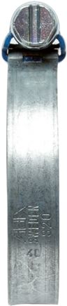 9mm Schlauchschelle 40 - 60mm, Stahl verzinkt (W1) (ABA)