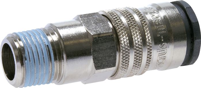 Schnellkupplung (NW10) R 3/8"(AG), Messing / Stahl