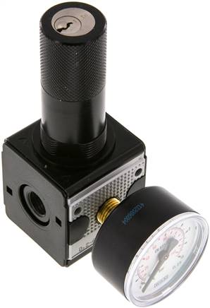 MULTIFIX Druckregler, abschließbar,G 1/4" 0,2 - 6bar