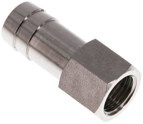 Aufschraub-Schlauchtülle G 1/4"-13 (1/2")mm, 1.4571