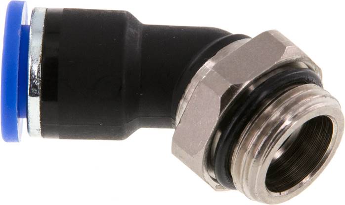 45°-Steckanschluss G 3/8"-10mm, IQS-Standard
