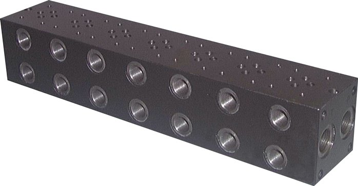 Anschlussplatte NG 6, 3-fach