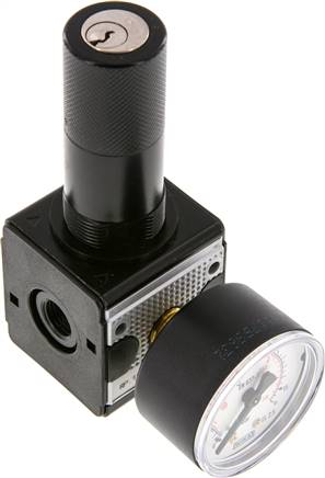 MULTIFIX Präzisionsdruckregler, abschließbar,G 1/4" 0,5 - 10bar