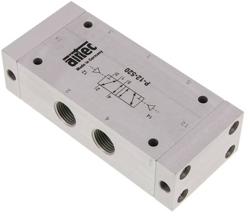 5/2-Wege Pneumatikimpulsventil, G 1/2"