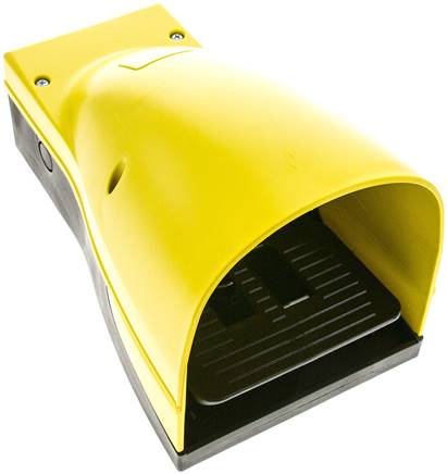 3/2-Wege (NO/NC)-Fußventil, G 1/8", Federrückstellung