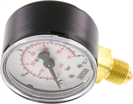 Manometer senkrecht (ST/Ms), 50mm, 0 - 40 bar, G 1/4"