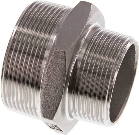 Doppelnippel R 2"-R 1-1/2", 1.4408
