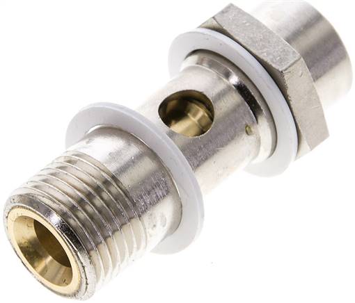 Drosselhohlschraube G 1/2", abluftregelnd (B), Schlitzschraube (mit Schraubendreher einstellbar)