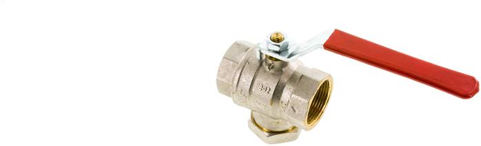 Messing-Kugelhahn mit Schmutzfänger, G 1-1/4"