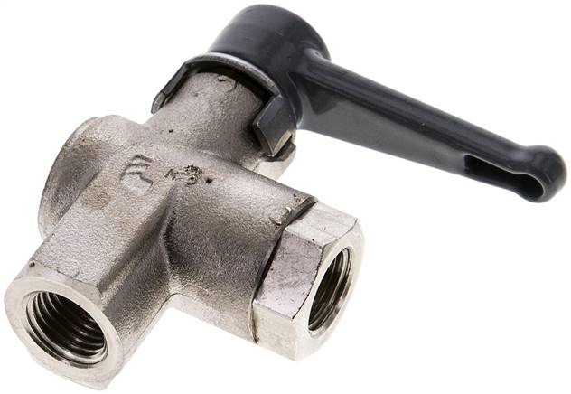 Messing-Winkelkugelhahn, G 1/4", PN 20