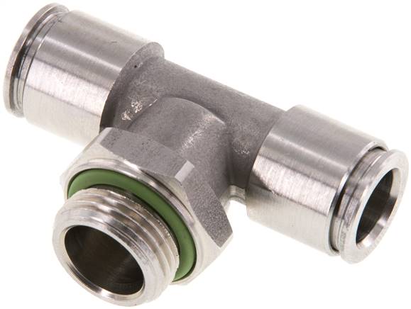 T-Steckanschluss G 3/8"-10mm, IQS-Edelstahl