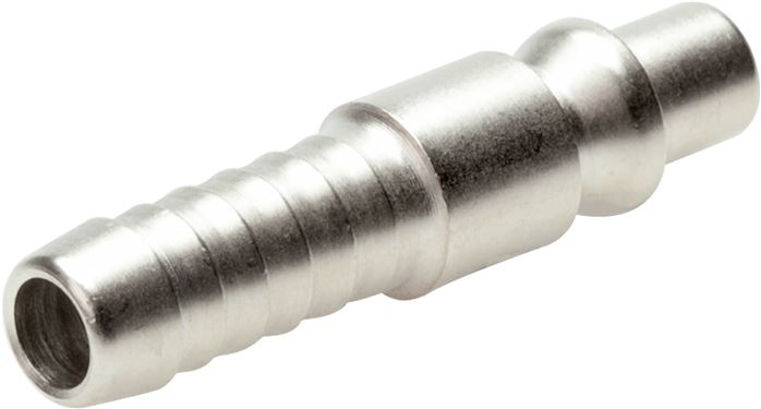 Kupplungsstecker (ARO/ORION) 6 (1/4")mm Schlauch, Stahl gehärtet & vernickelt, NW 5,5