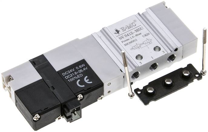 Magnetventil für S1V, 2x 3/2-Wege (NC/NO) Typ SV 5412-M5U