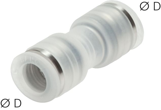 Gerader Steckanschluss 6mm, IQS-PP