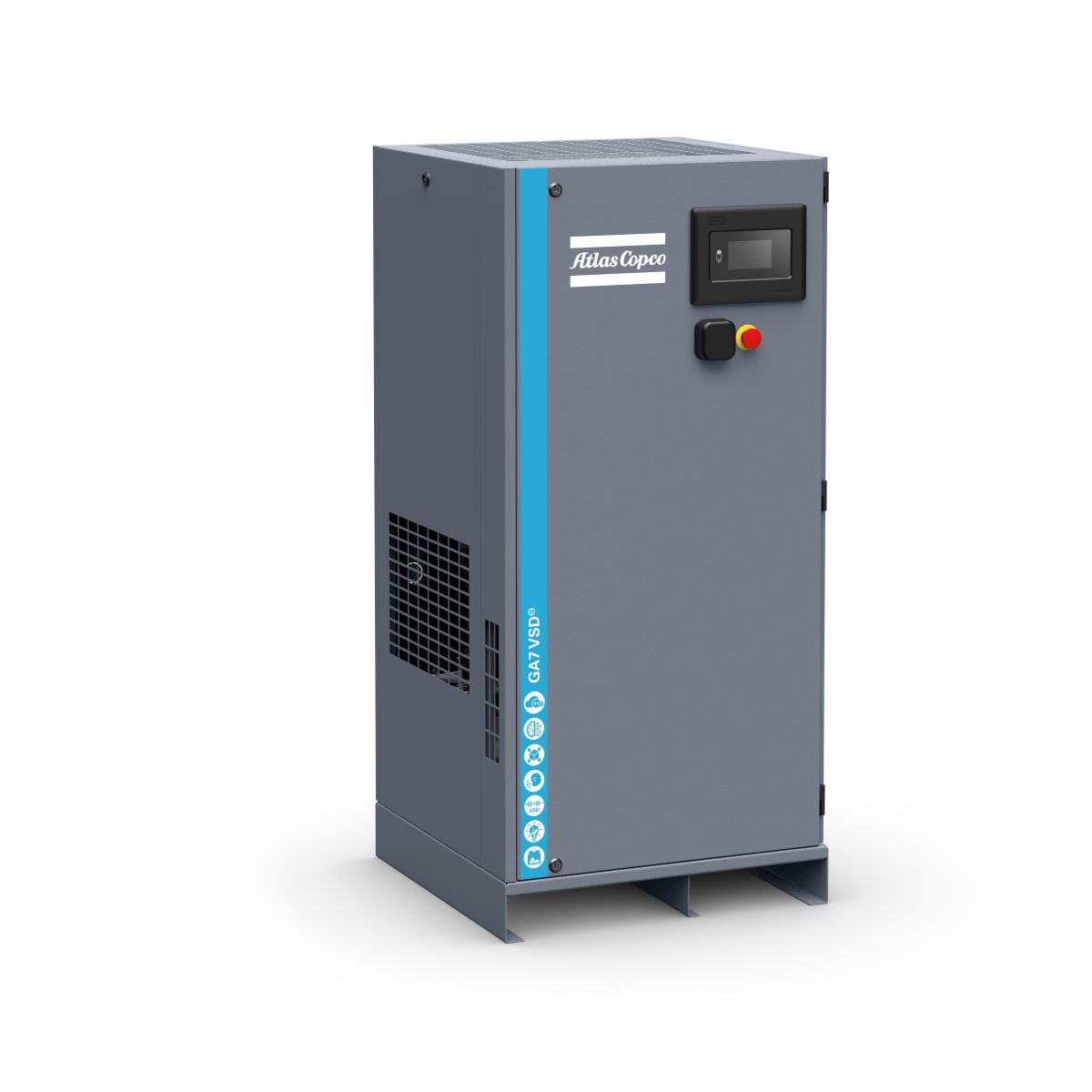 Compressore a vite Atlas Copco GA 7 VSD P a velocità controllata