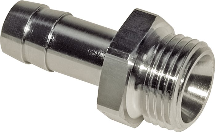 Gewindetülle G 1/8"-8 (5/16")mm, Messing vernickelt