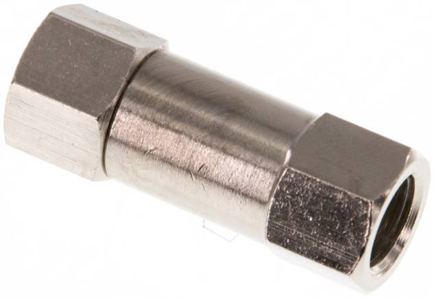 Rückschlagventil, G 1/8", PN 10, Messing vernickelt
